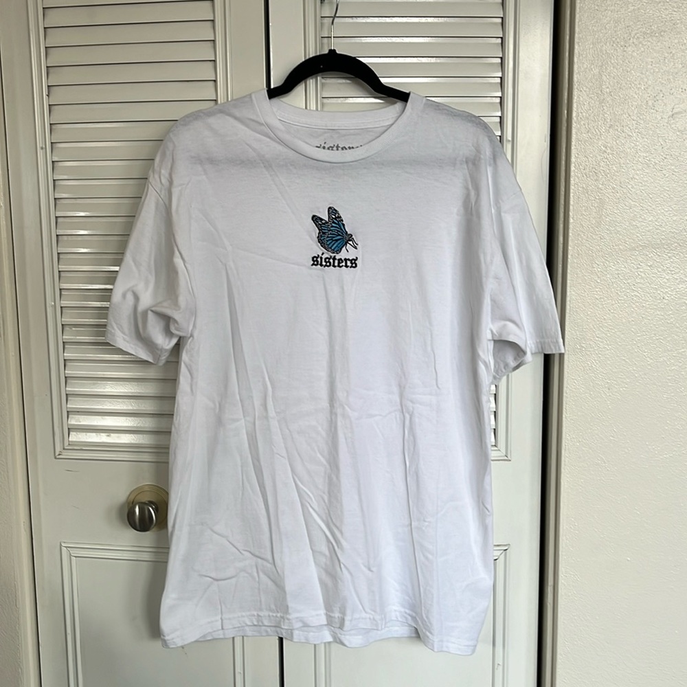Sisters Butterfly White Tee (James Charles)